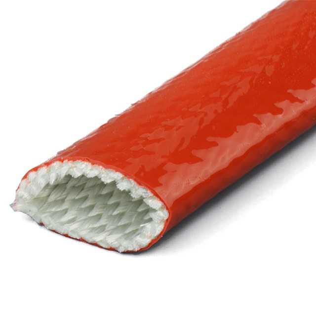 Silicone coated Fiberglass Sleeve, Fireproof, Chemical resistance